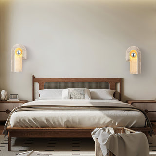 Mjolkuvyh Moderne Minimaliste Travertin Applique Murale
