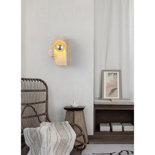 Mjolkuvyh Moderne Minimaliste Travertin Applique Murale