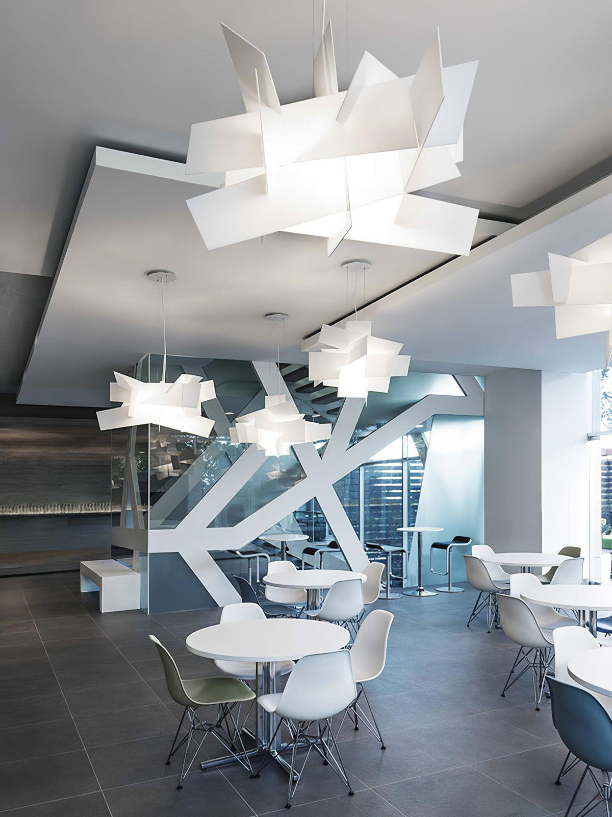 Ultalus Suspension Lampe Origami Starburst