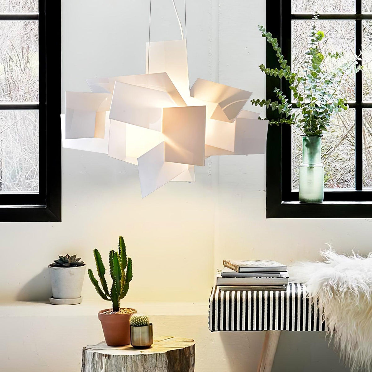 Ultalus Suspension Lampe Origami Starburst