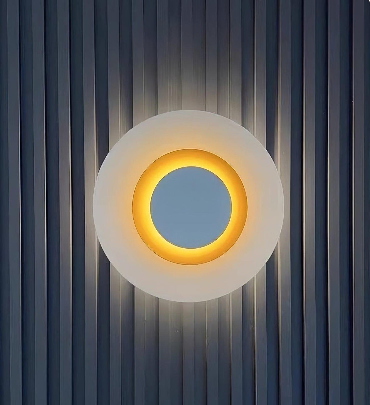 Wall Light Metal Halo Integrated LED Gold Ring Modern Minimalist-Neutral Decor