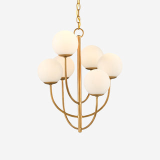 Kvennuvyu Moderne Minimaliste Métal Verre Lustre