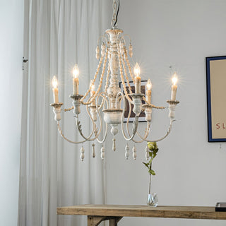 Norduvyh Postmodern Luxe Traditionnel Bois Métal Lustre