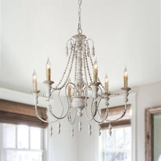 Norduvyh Postmodern Luxe Traditionnel Bois Métal Lustre