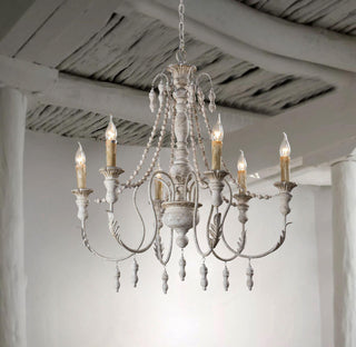Norduvyh Postmodern Luxe Traditionnel Bois Métal Lustre