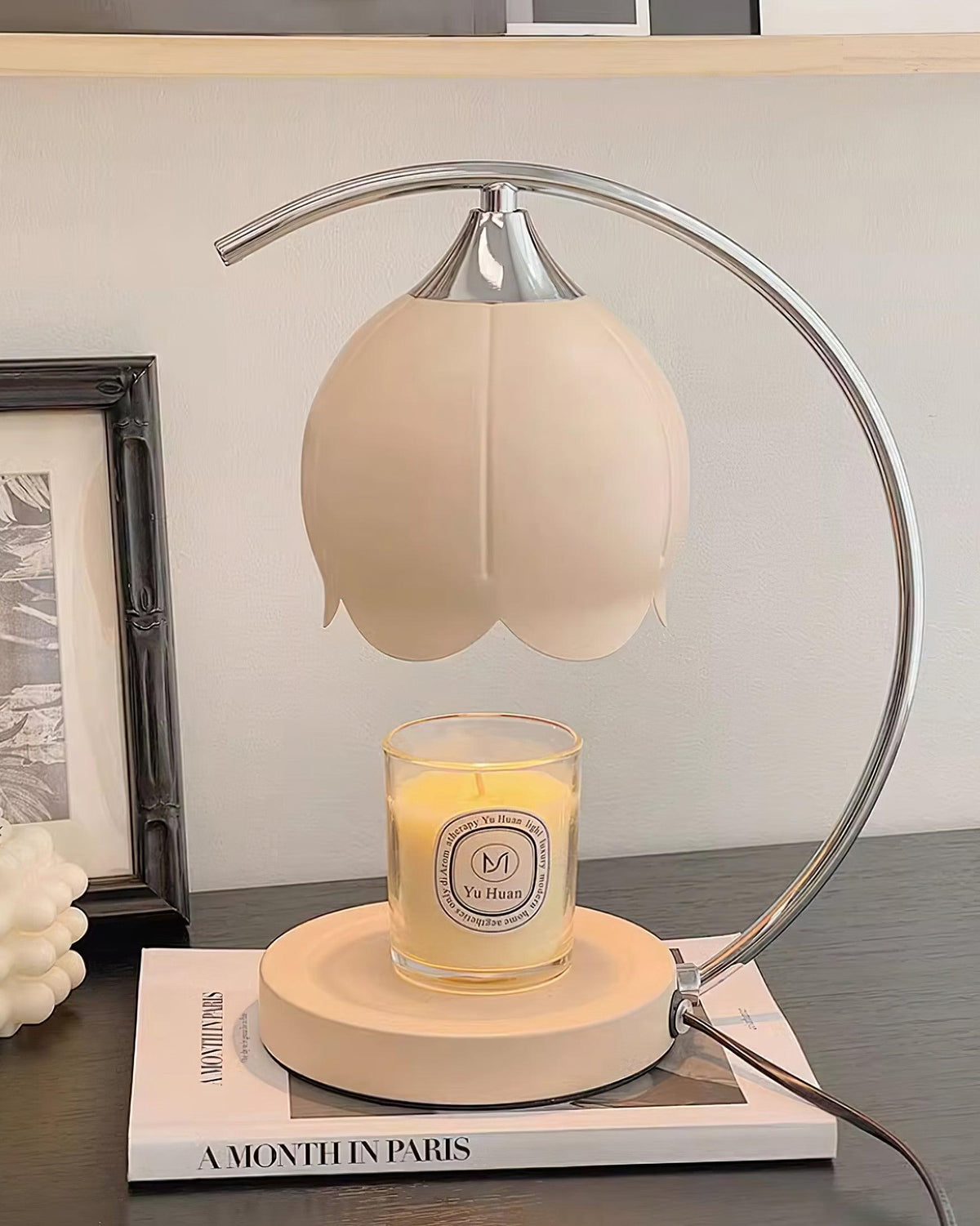 Binli Lampe de Table Chauffe-Bougies