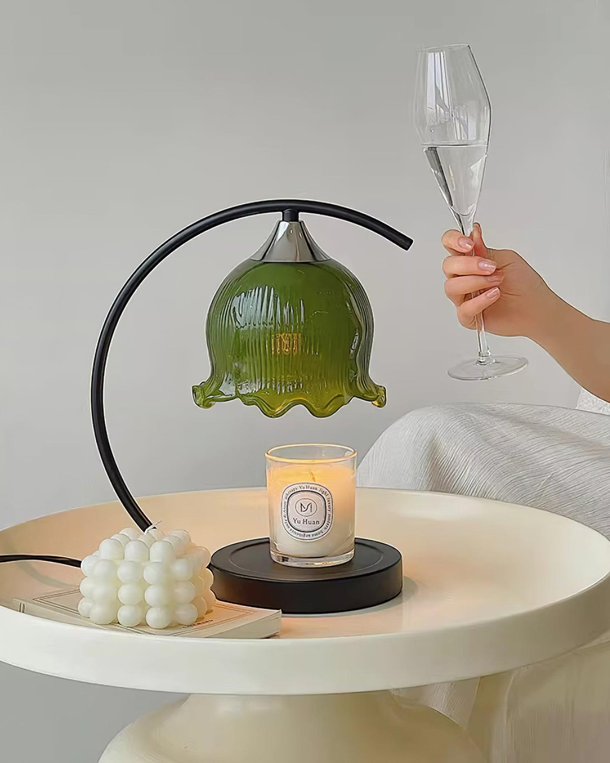 Binli Lampe de Table Chauffe-Bougies