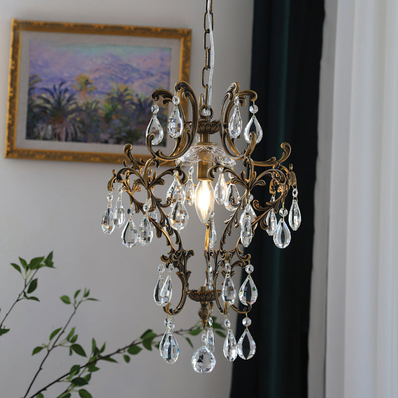 The birdcage pendant light as a centerpiece in a room.