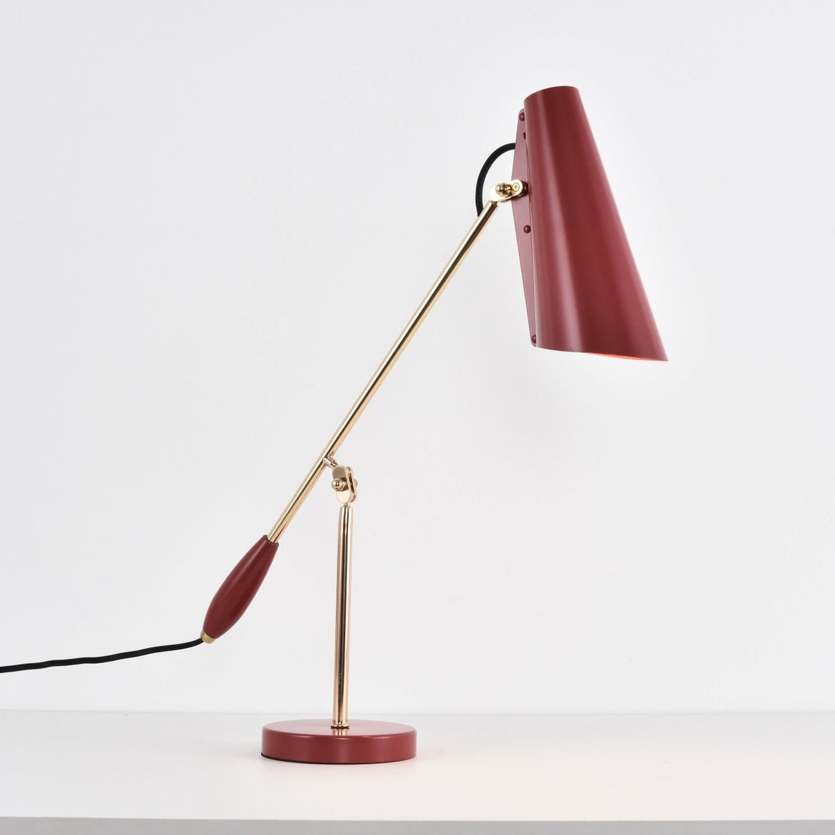 Orbix Lampe de Table en Acier Moderne du Milieu du Siècle