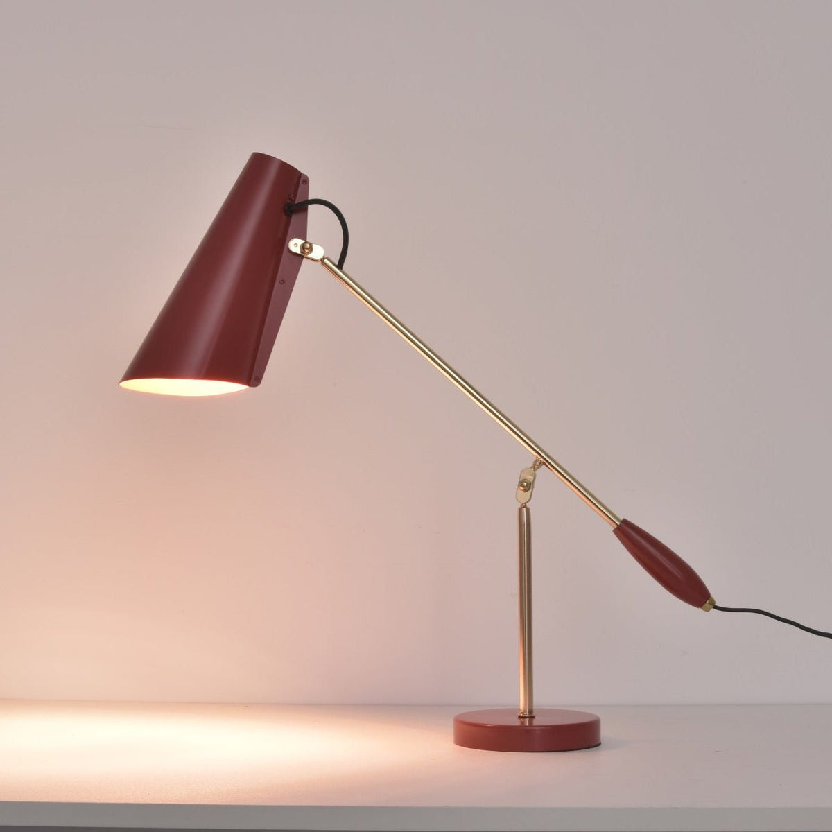 Orbix Lampe de Table en Acier Moderne du Milieu du Siècle