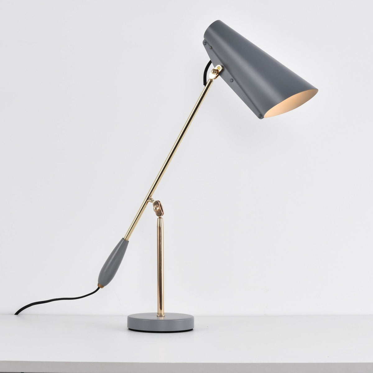 Orbix Lampe de Table en Acier Moderne du Milieu du Siècle