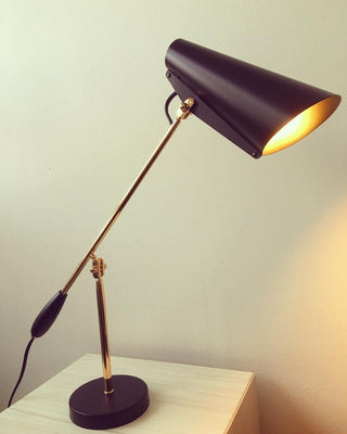Orbix Lampe de Table en Acier Moderne du Milieu du Siècle