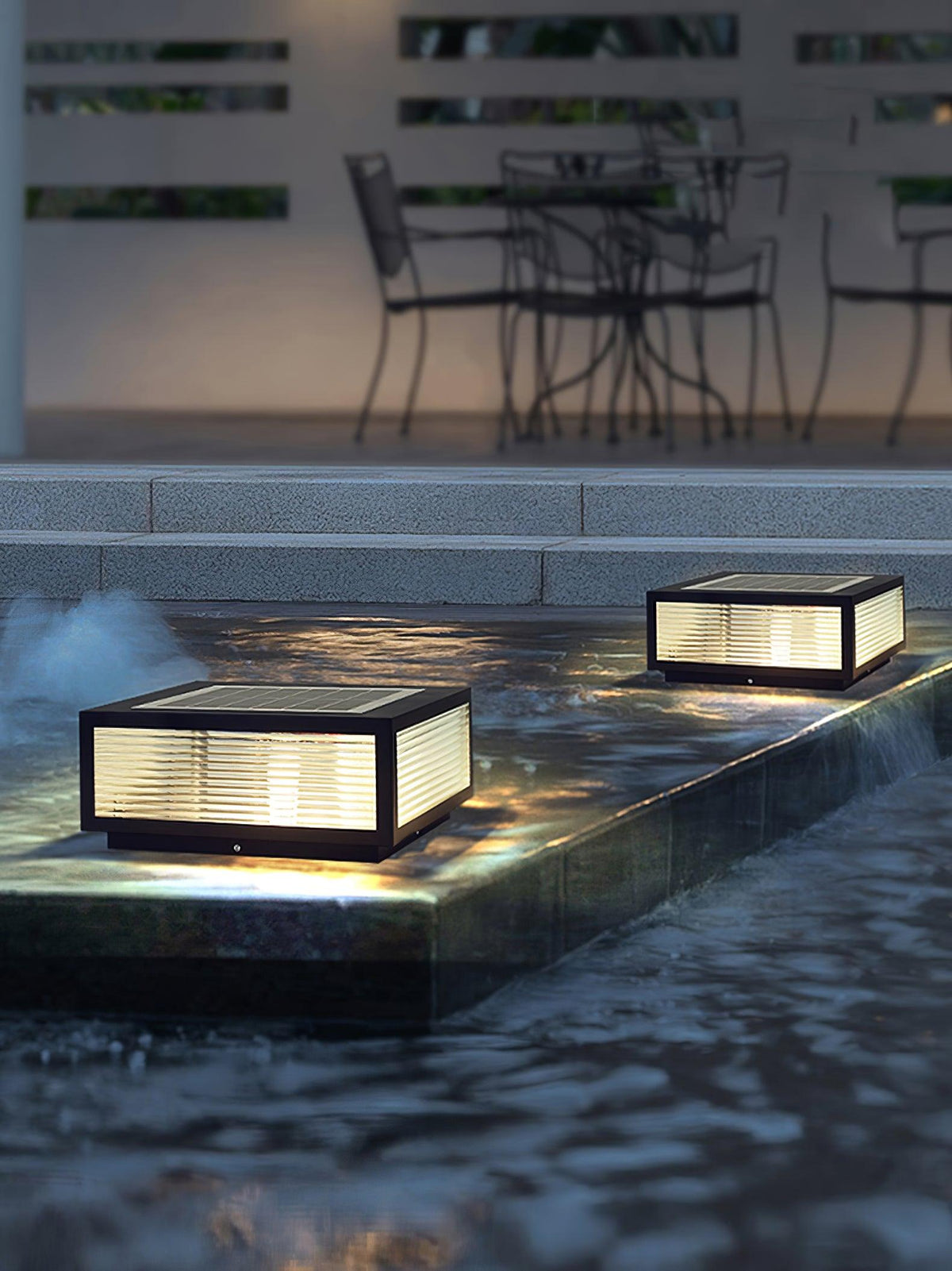 Gage Luminaire Extérieur en Verre Naturel Traditionnel