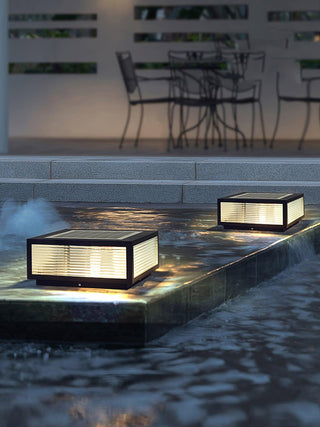 Gage Luminaire Extérieur en Verre Naturel Traditionnel