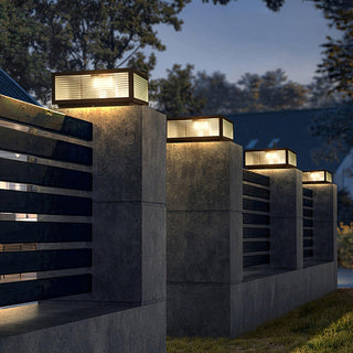 Gage Luminaire Extérieur en Verre Naturel Traditionnel
