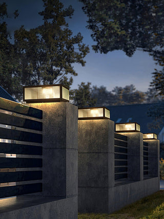 Gage Luminaire Extérieur en Verre Naturel Traditionnel