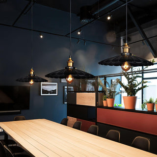 Velora Contemporain Fer Suspension Lumière