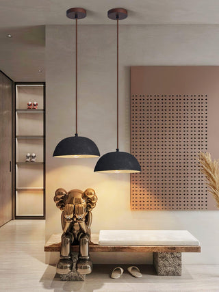Dôme Vintage Bois Suspension
