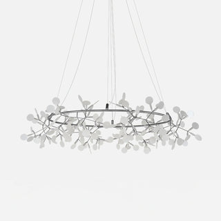 Lustra Lustre Noir Anneau Branche Luciole