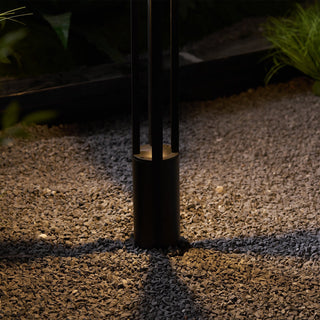 Orelinella Luminaire Extérieur Noir Cylindrique pour Jardin