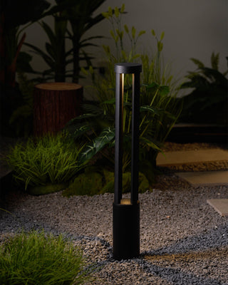Orelinella Luminaire Extérieur Noir Cylindrique pour Jardin