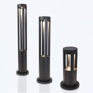 Orelinella Luminaire Extérieur Noir Cylindrique pour Jardin