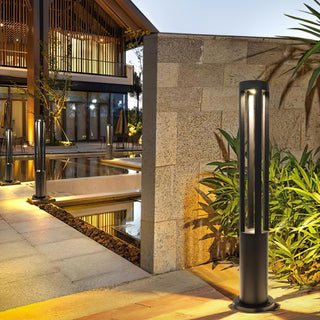 Orelinella Luminaire Extérieur Noir Cylindrique pour Jardin