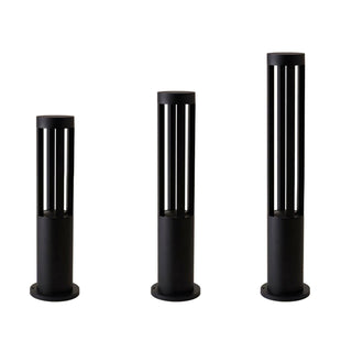 Orelinella Luminaire Extérieur Noir Cylindrique pour Jardin