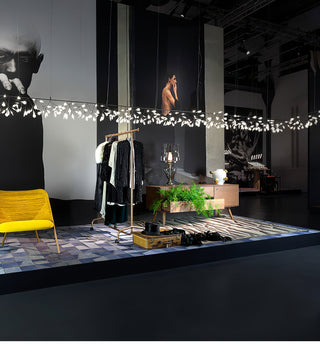 Lustre Firefly LED Noir