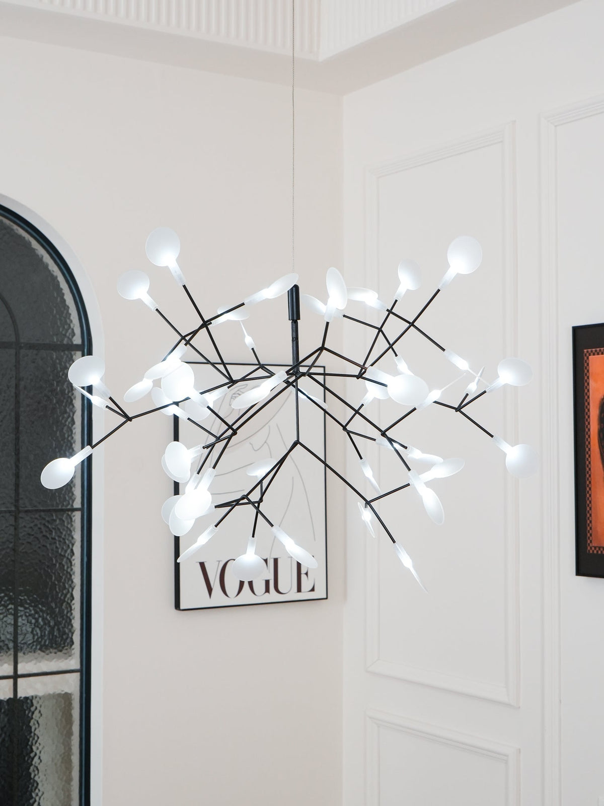 Lustre Firefly LED Noir