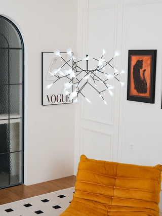 Lustre Firefly LED Noir