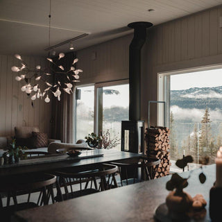 Lustre Firefly LED Noir