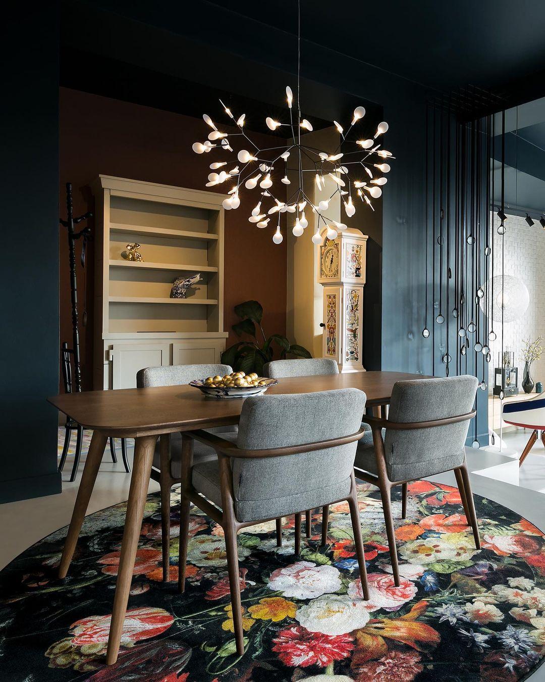 Lustre Firefly LED Noir