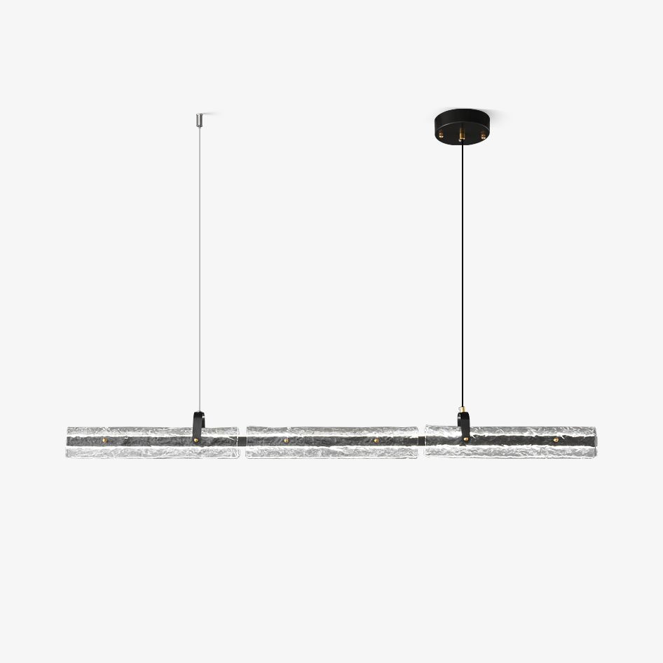 Sorenine Luxe Glace Noir Verre Suspension