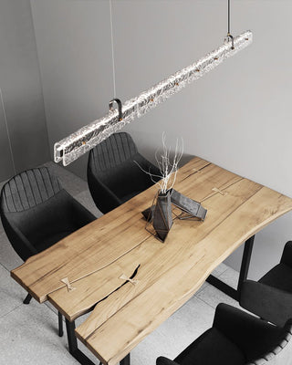 Cedorisra Luxe Glace Noir Verre Suspension