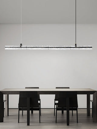 Cedorisra Luxe Glace Noir Verre Suspension