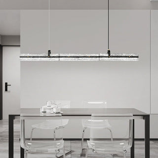 Cedorisra Luxe Glace Noir Verre Suspension