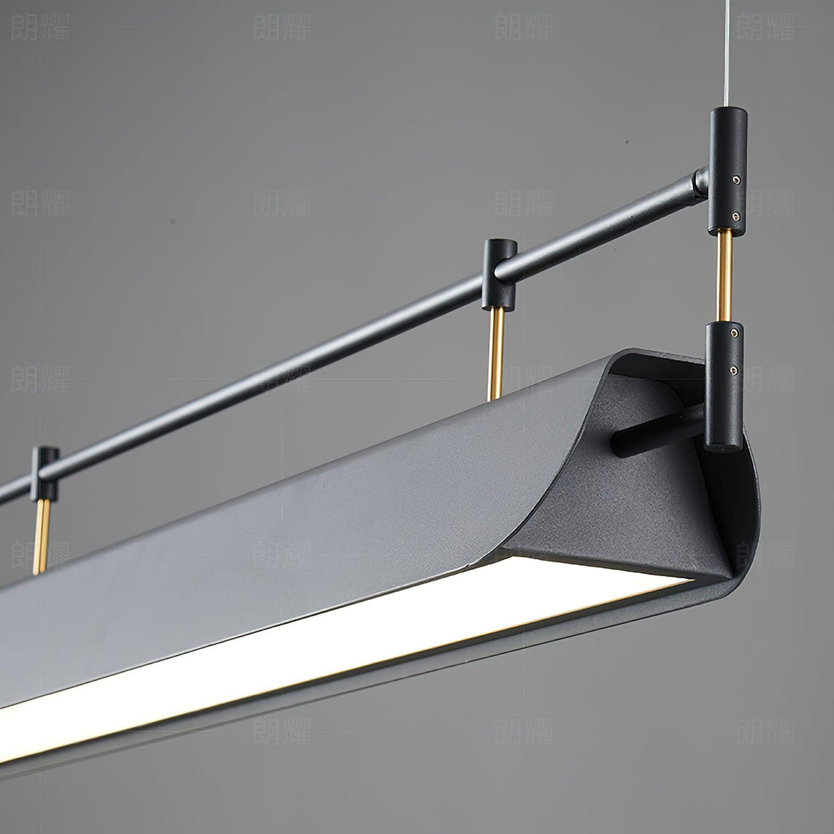Brenielle Lustre LED Toit Noir