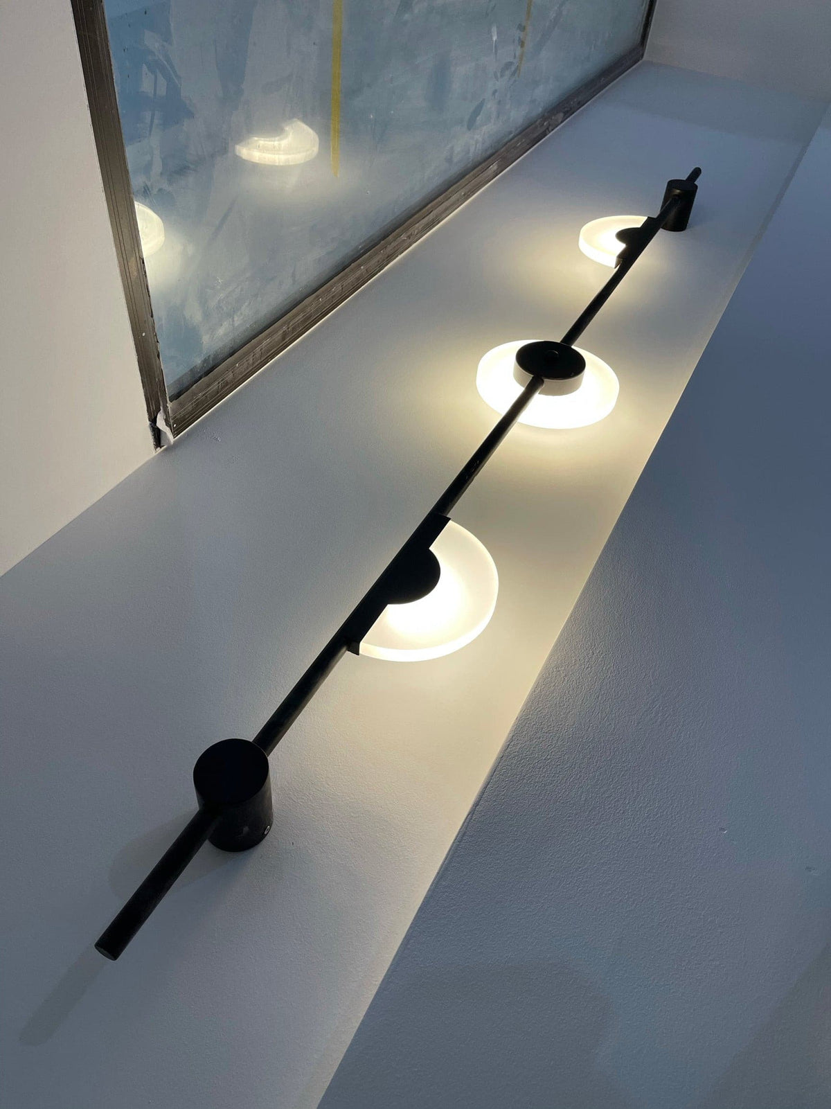 Slender Wall Lamp Alabaster Modern Minimalist-Neutral Decor