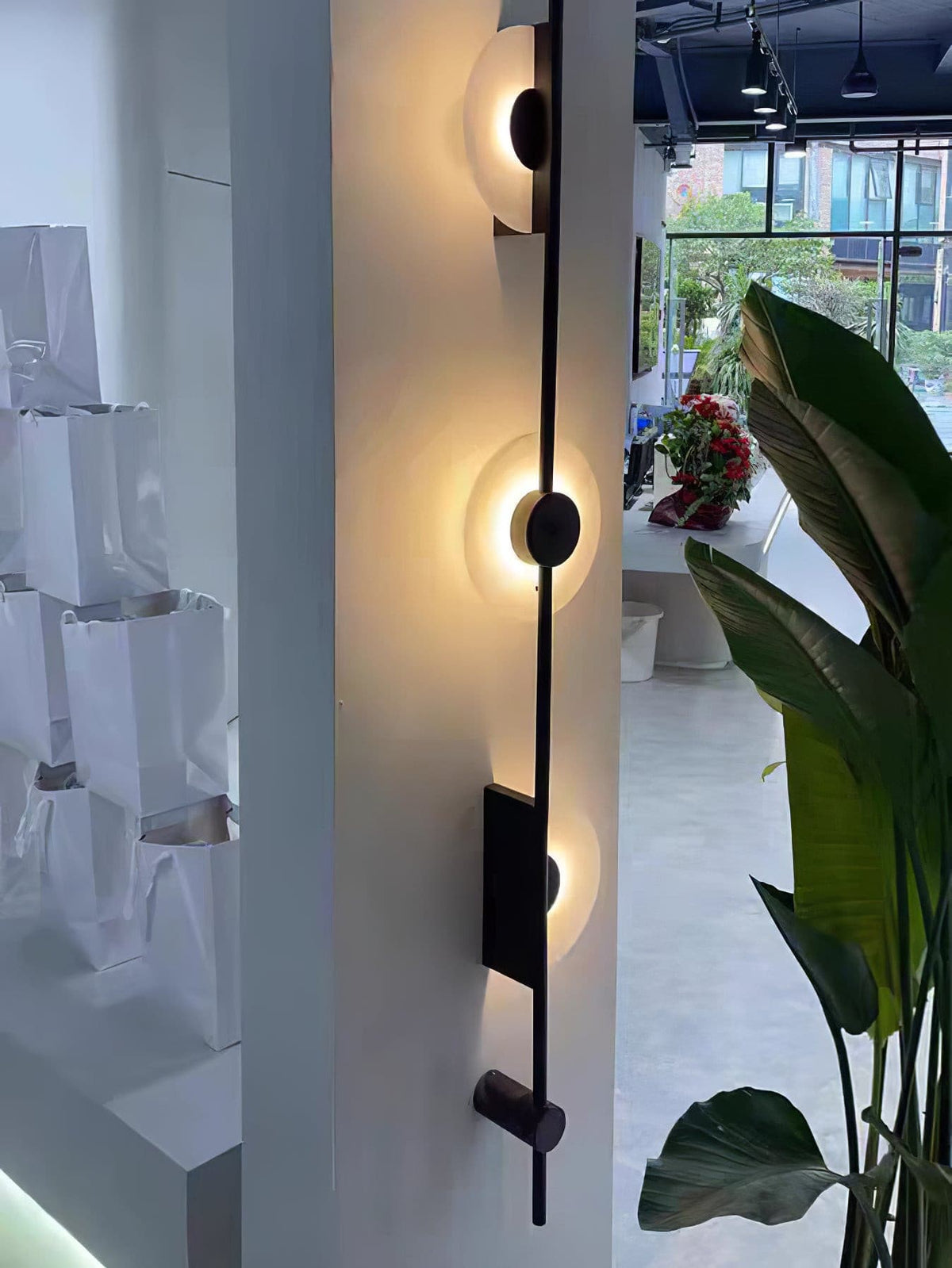 Slender Wall Lamp Alabaster Modern Minimalist-Neutral Decor