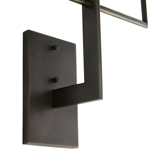 Qvistuvyj Moderne Minimaliste Métal Tissu Applique Murale
