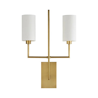 Qvistuvyj Moderne Minimaliste Métal Tissu Applique Murale