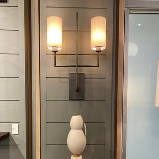Qvistuvyj Moderne Minimaliste Métal Tissu Applique Murale