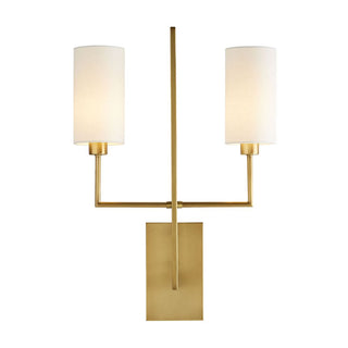 Qvistuvyj Moderne Minimaliste Métal Tissu Applique Murale