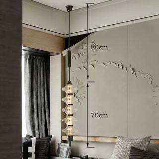 Vesperare Suspension en verre élégante