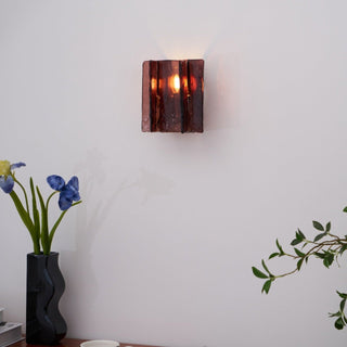 Lustra Applique Murale en Laiton Et Verre Transparent