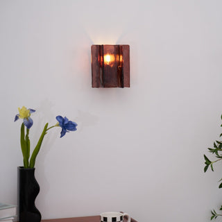 Lustra Applique Murale en Laiton Et Verre Transparent