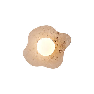 Tinduvyj Moderne Minimaliste Travertin Verre Applique Murale