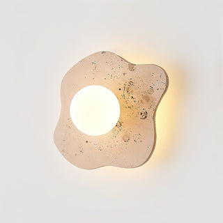 Tinduvyj Moderne Minimaliste Travertin Verre Applique Murale