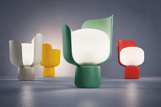 Zuri Lampe de Table Minimaliste en Plastique